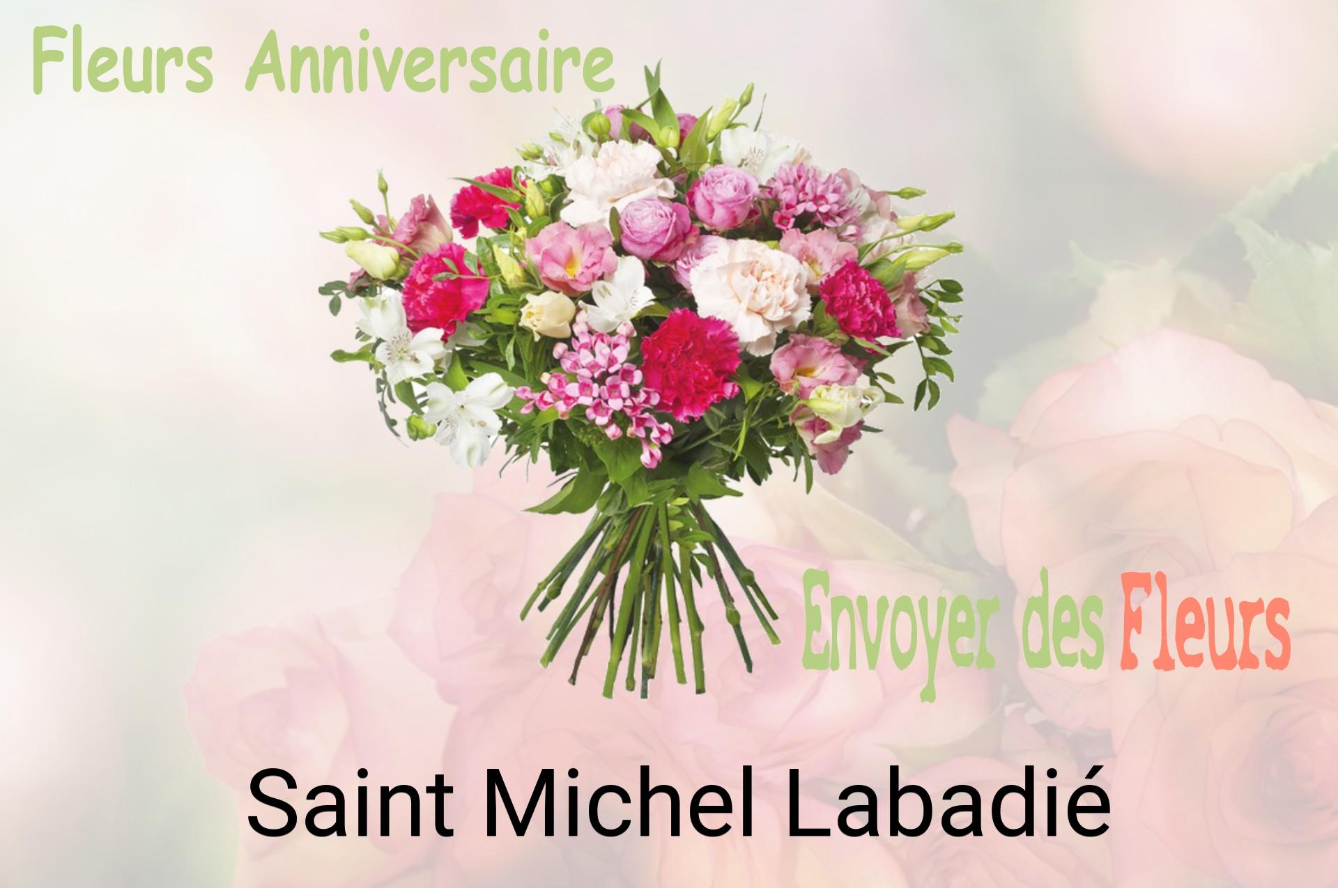 Bouquet de fleurs d’anniversaire livré à Saint-Michel-Labadié