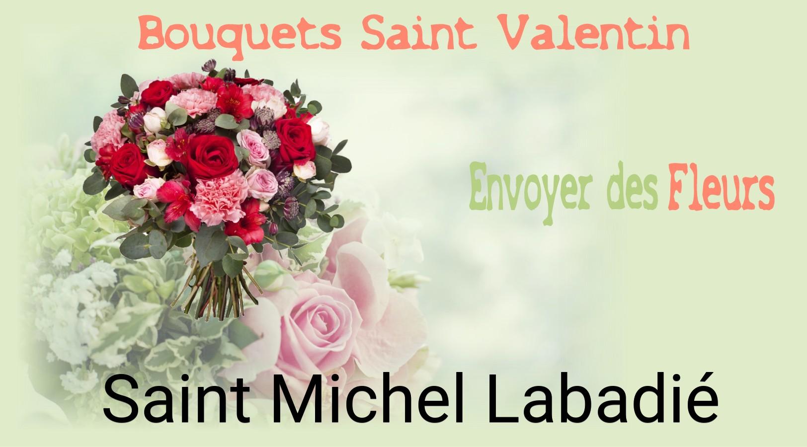 Roses de Saint-Valentin livrées à Saint-Michel-Labadié